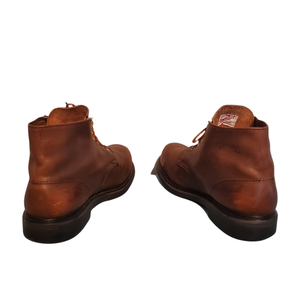 Vintage Red Wing Lace-Up Ankle Boots Men's Size 11B, Made In USA - Picture 8 of 11